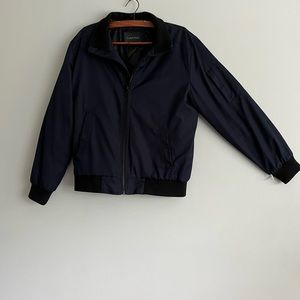 Calvin Klein Men's classic  Ripstop Bomber Jacket Large NAVY BLUE NEW NO TAGS